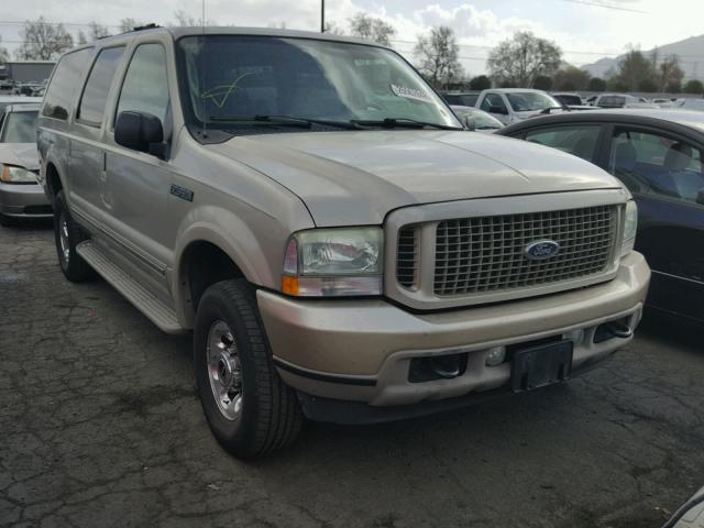 1FMSU43P44EC19576 - 2004 FORD EXCURSION BEIGE photo 1