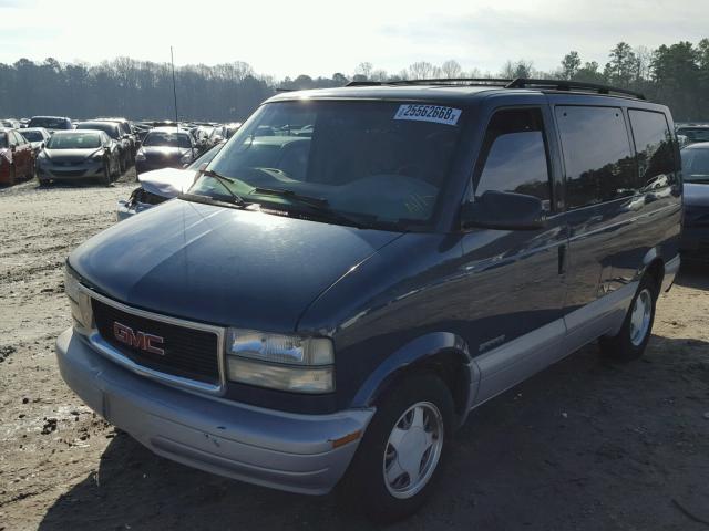 1GKDM19W9YB508510 - 2000 GMC SAFARI XT BLUE photo 2