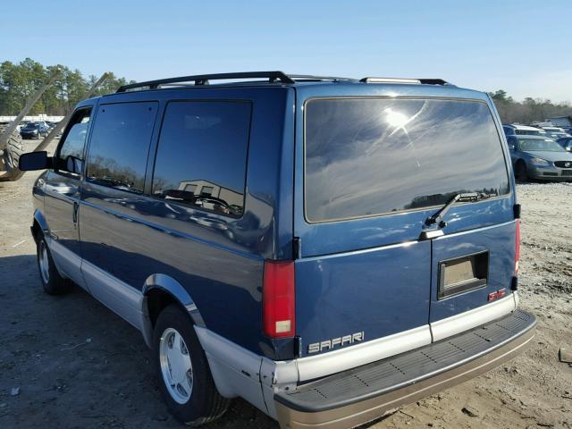 1GKDM19W9YB508510 - 2000 GMC SAFARI XT BLUE photo 3