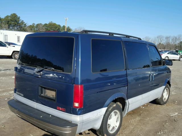 1GKDM19W9YB508510 - 2000 GMC SAFARI XT BLUE photo 4