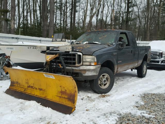 1FTSX31P14EB94239 - 2004 FORD F350 SRW S GREEN photo 2