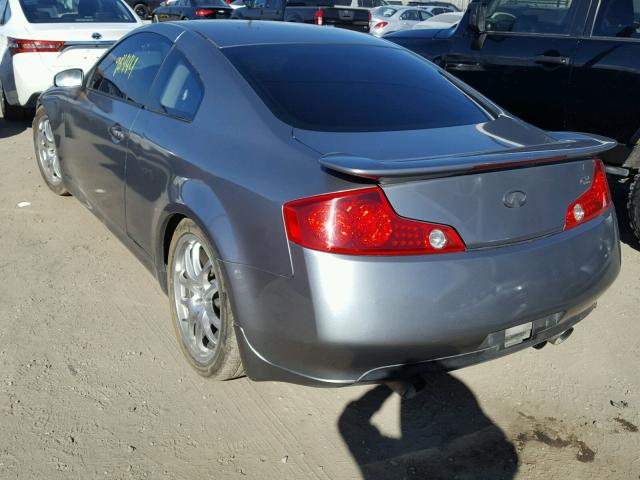 JNKCV54E24M820935 - 2004 INFINITI G35 GRAY photo 3