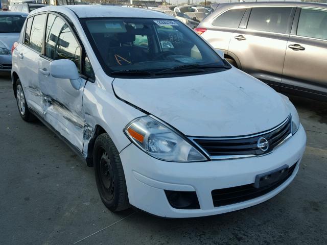 3N1BC1CP5CK269822 - 2012 NISSAN VERSA S WHITE photo 1