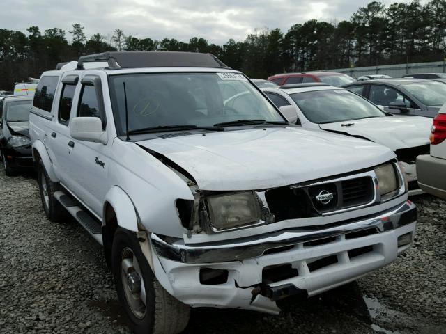 1N6ED27T5YC417398 - 2000 NISSAN FRONTIER C WHITE photo 1