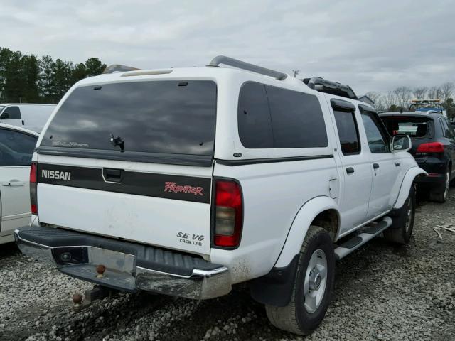 1N6ED27T5YC417398 - 2000 NISSAN FRONTIER C WHITE photo 4