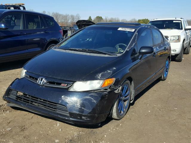 2HGFA555X7H701578 - 2007 HONDA CIVIC SI BLACK photo 2