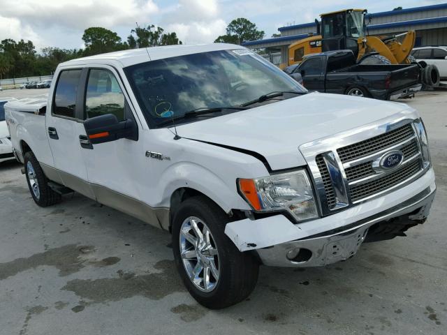 1FTPW14V19FA37125 - 2009 FORD F150 SUPER WHITE photo 1