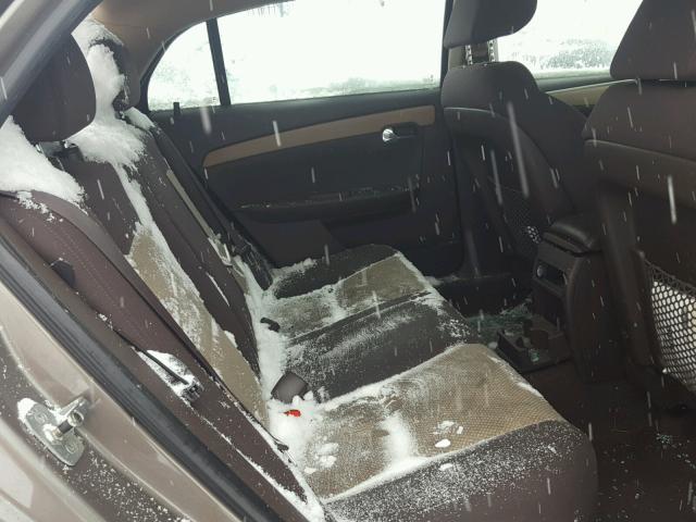 1G1ZB5EB2AF263123 - 2010 CHEVROLET MALIBU LS TAN photo 6