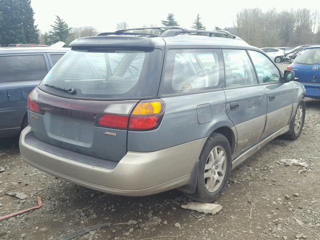 4S3BH665426659822 - 2002 SUBARU LEGACY OUT GREEN photo 4