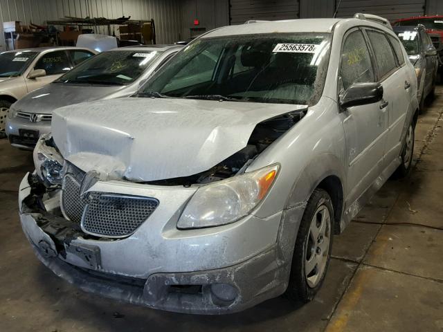 5Y2SL65878Z413431 - 2008 PONTIAC VIBE SILVER photo 2