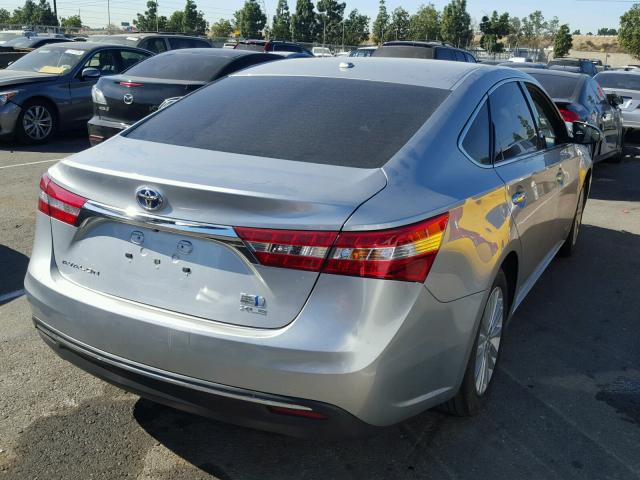 4T1BD1EB7FU036214 - 2015 TOYOTA AVALON HYB SILVER photo 4