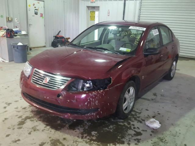 1G8AJ55F16Z131481 - 2006 SATURN ION LEVEL MAROON photo 2