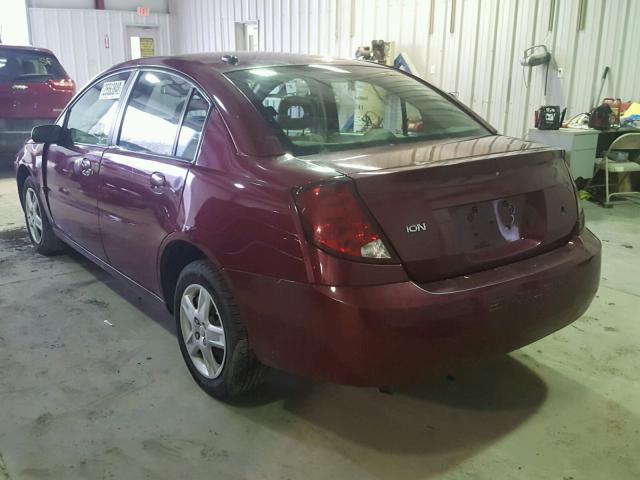 1G8AJ55F16Z131481 - 2006 SATURN ION LEVEL MAROON photo 3