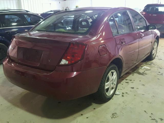 1G8AJ55F16Z131481 - 2006 SATURN ION LEVEL MAROON photo 4