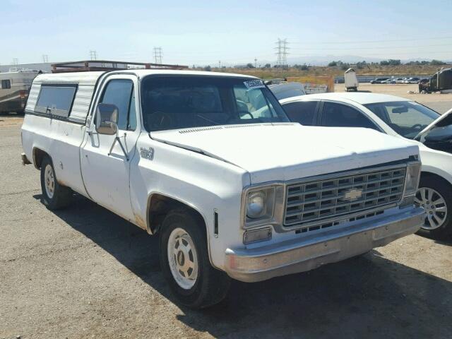 CCY245Z134685 - 1975 CHEVROLET DELUX WHITE photo 1