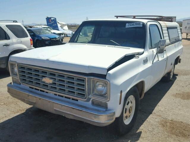 CCY245Z134685 - 1975 CHEVROLET DELUX WHITE photo 2