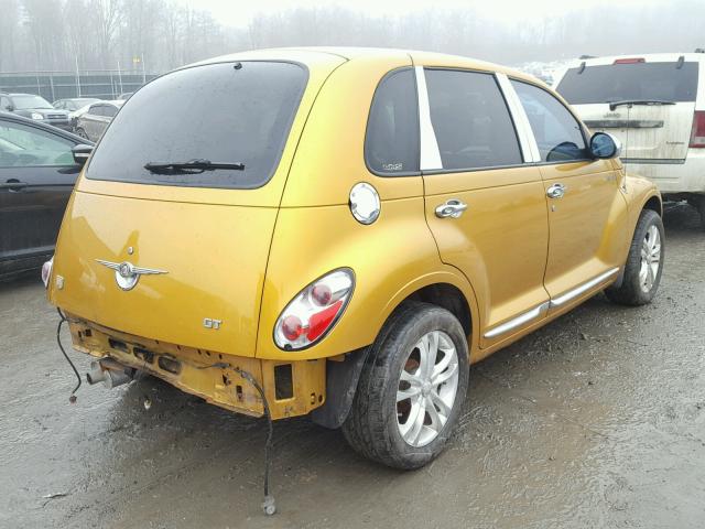 3C8FY68B72T343047 - 2002 CHRYSLER PT CRUISER YELLOW photo 4