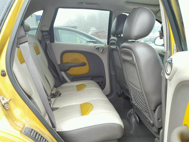 3C8FY68B72T343047 - 2002 CHRYSLER PT CRUISER YELLOW photo 6