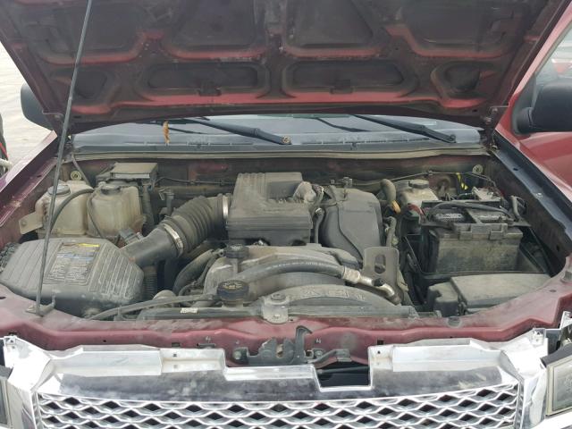 1GCDS13E088172468 - 2008 CHEVROLET COLORADO MAROON photo 7