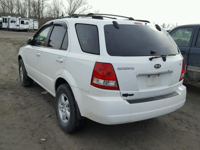 KNDJC733565579623 - 2006 KIA SORENTO EX WHITE photo 3