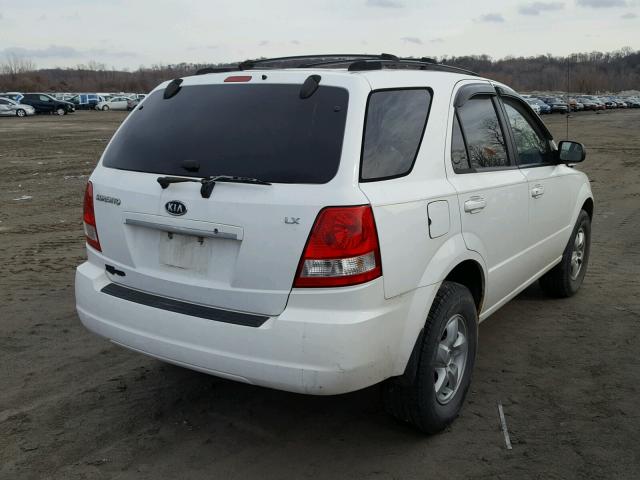 KNDJC733565579623 - 2006 KIA SORENTO EX WHITE photo 4