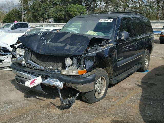 1GNEC13Z72J164668 - 2002 CHEVROLET TAHOE C150 BLACK photo 2