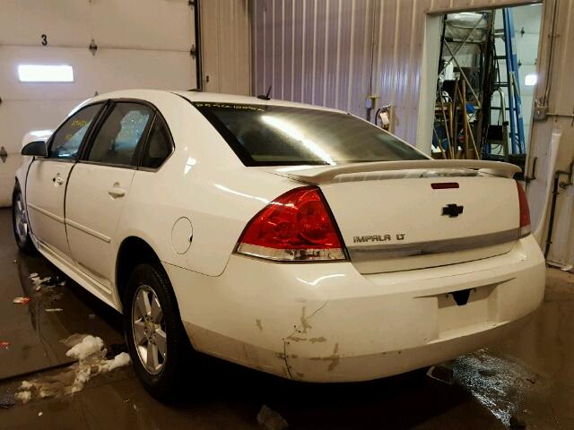 2G1WB5EN6A1240769 - 2010 CHEVROLET IMPALA LT WHITE photo 3