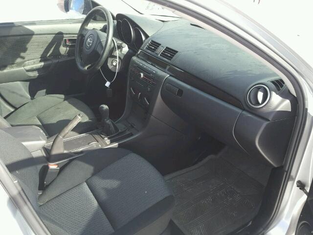 JM1BK32F671680903 - 2007 MAZDA 3 I SILVER photo 5