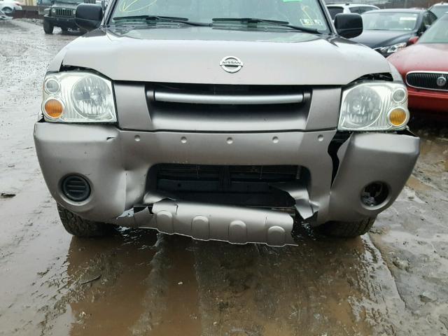 1N6ED26Y94C420764 - 2004 NISSAN FRONTIER K GRAY photo 9