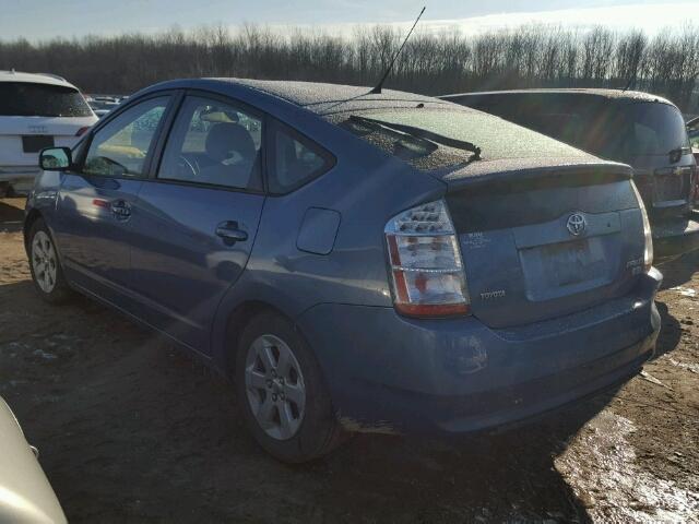 JTDKB20U577611189 - 2007 TOYOTA PRIUS BLUE photo 3