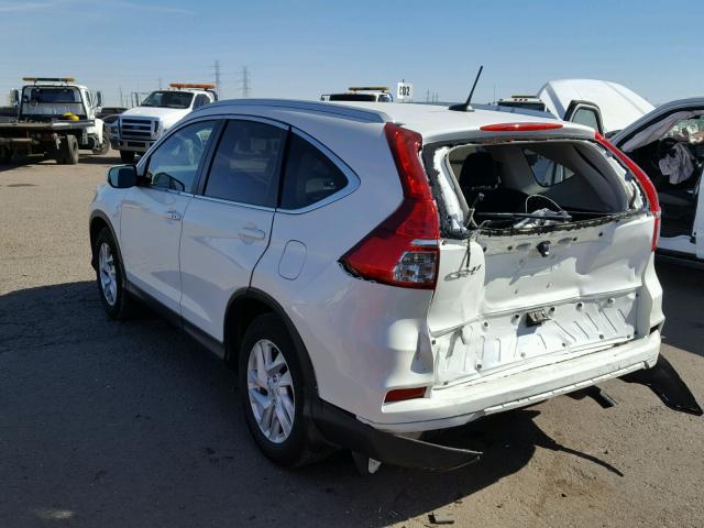 5J6RM3H7XGL023089 - 2016 HONDA CR-V EXL WHITE photo 3