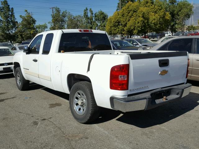 1GCEC19C47Z552090 - 2007 CHEVROLET SILVERADO WHITE photo 3