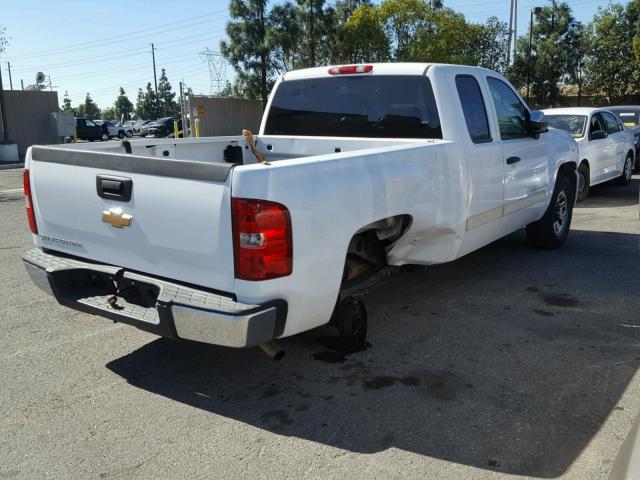 1GCEC19C47Z552090 - 2007 CHEVROLET SILVERADO WHITE photo 4