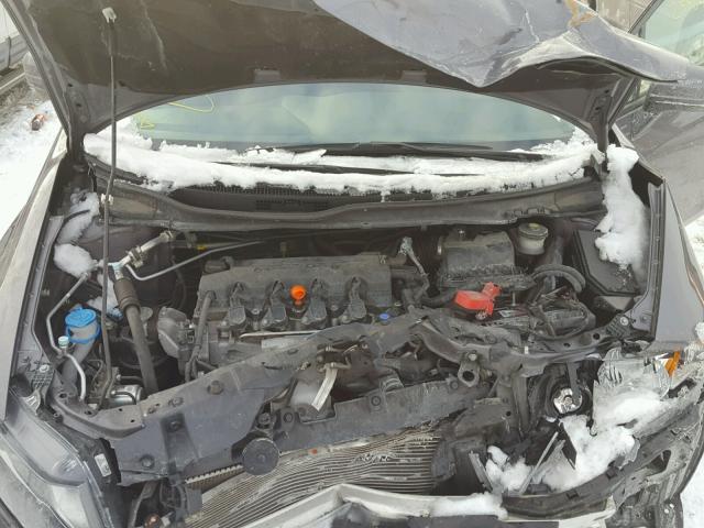 19XFB2F73FE100114 - 2015 HONDA CIVIC SE GRAY photo 7