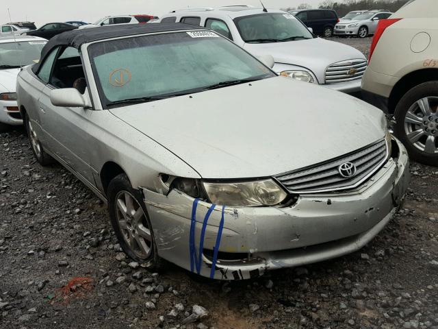 2T1FF28P52C544217 - 2002 TOYOTA CAMRY SOLA SILVER photo 1