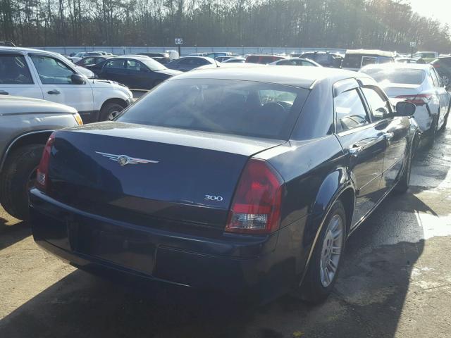 2C3KA43R96H452478 - 2006 CHRYSLER 300 BLUE photo 4