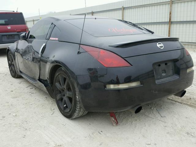 JN1AZ34E23T019091 - 2003 NISSAN 350Z COUPE BLACK photo 3