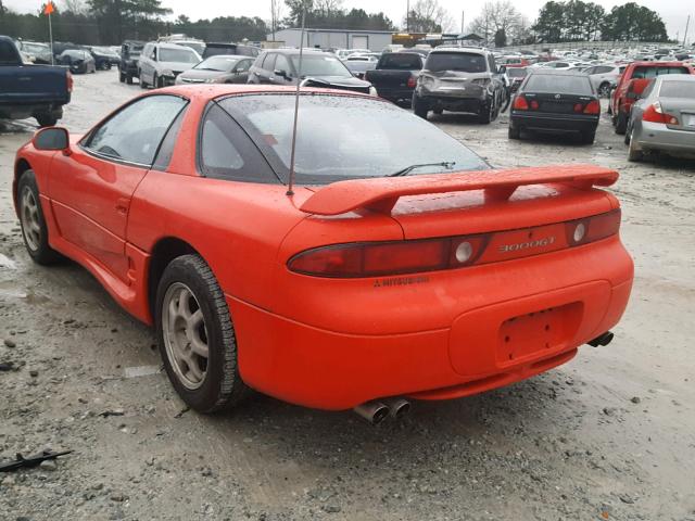 JA3AM84J4SY010091 - 1995 MITSUBISHI 3000 GT RED photo 3