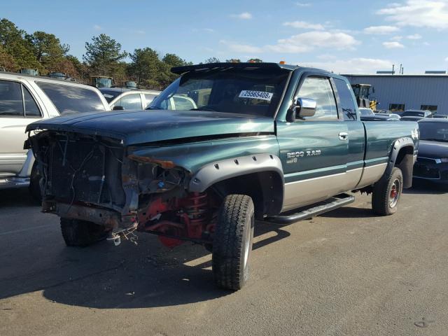 3B7KF23Z2VM511419 - 1997 DODGE RAM 2500 GREEN photo 2