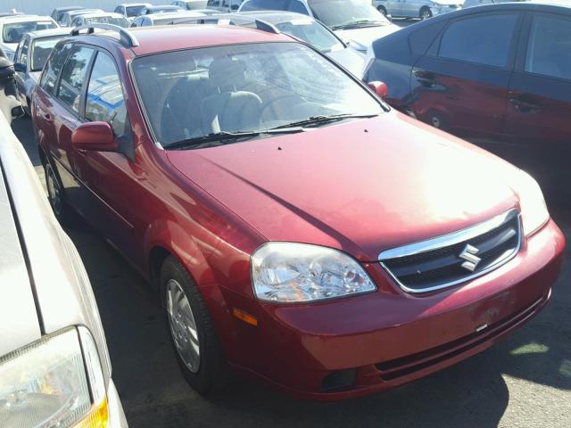 KL5JD86Z46K328151 - 2006 SUZUKI FORENZA RED photo 1