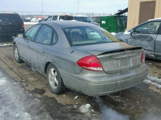 1FAFP55UX4A133370 - 2004 FORD TAURUS SES GRAY photo 3