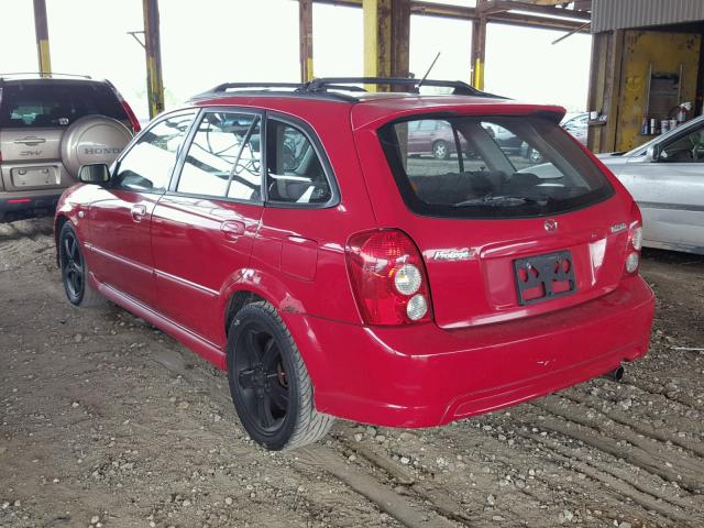 JM1BJ245431106943 - 2003 MAZDA PROTEGE PR RED photo 3