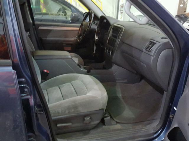 1FMZU73K84ZA91226 - 2004 FORD EXPLORER X BLUE photo 5