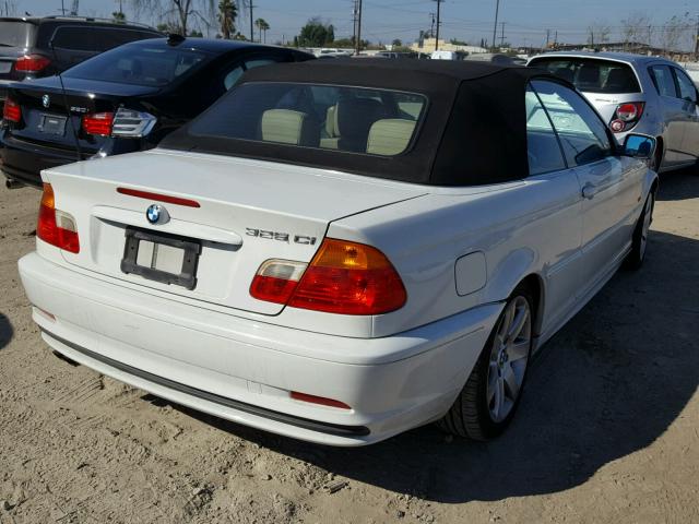 WBABS33491JY53119 - 2001 BMW 325 CI WHITE photo 4