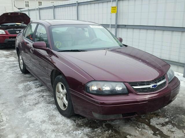 2G1WH52KX49440844 - 2004 CHEVROLET IMPALA LS MAROON photo 1