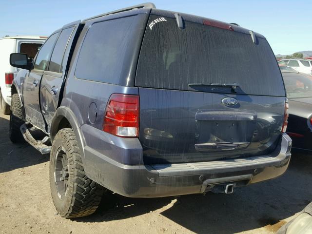 1FMFU16566LA26306 - 2006 FORD EXPEDITION BLUE photo 3