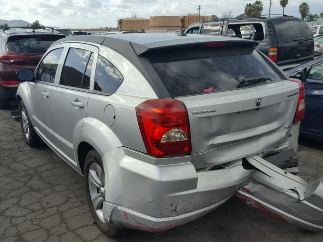 1B3CB4HA4AD630658 - 2010 DODGE CALIBER SX SILVER photo 3