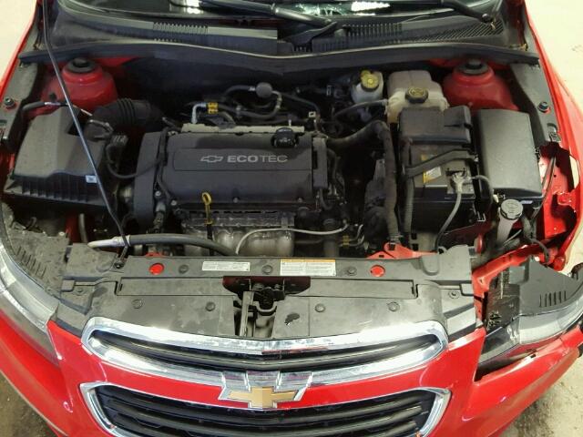 1G1PC5SH3G7214870 - 2016 CHEVROLET CRUZE LIMI RED photo 7