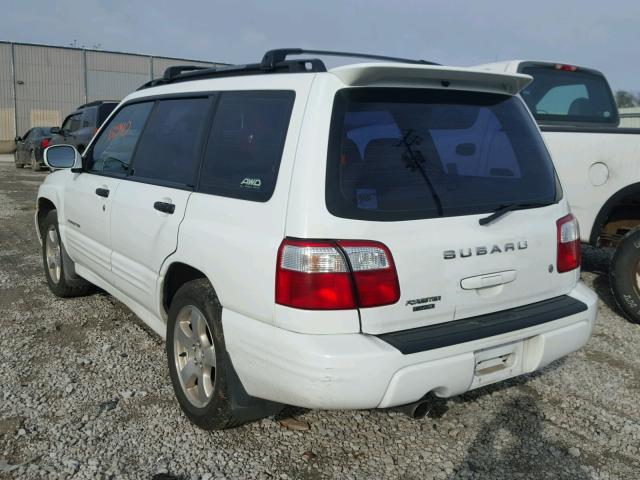 JF1SF65622H722863 - 2002 SUBARU FORESTER S 白色 照片 3