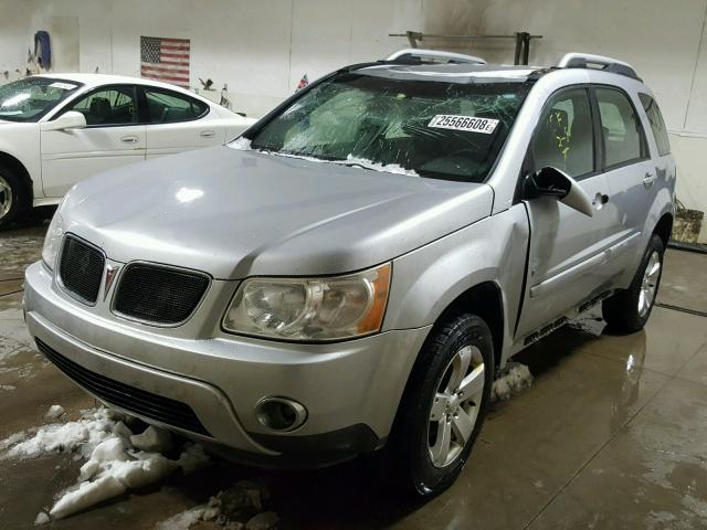 2CKDL63F466211187 - 2006 PONTIAC TORRENT SILVER photo 2